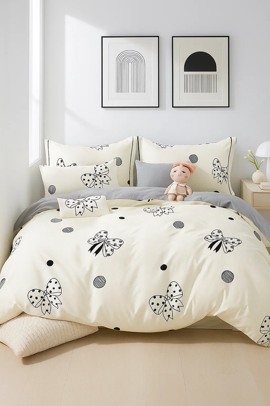 Pościel bawełniana 180x200 3 el. Ribbon M1536