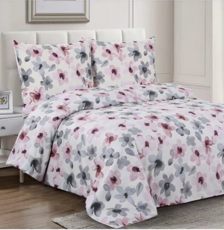 Pościel bawełniana 160x200 3 el. Mariposa M1566