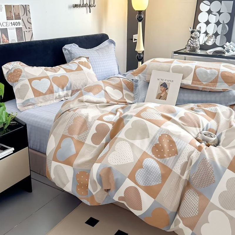 Pościel bawełniana 200x220 3 el. Karmen B-1634