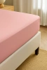Prześcieradło z gumką jasne różowe 200x220