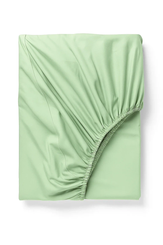Prześcieradło z gumką zielone 200x220