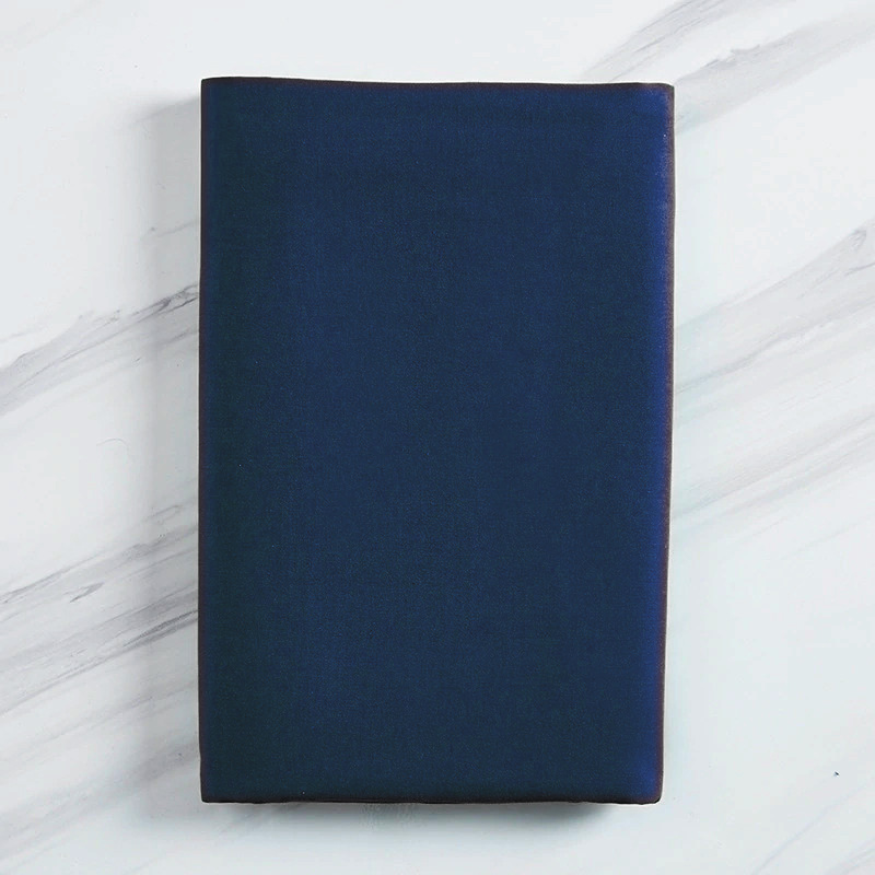 Prześcieradło 160x200 z gumką bawełniane granatowe