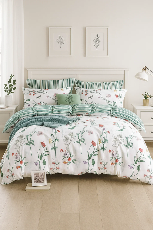 Pościel bawełniana 140x200 2 el. Lato M1459