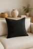 Poszewka na poduszkę bawełniana czarna 40x40