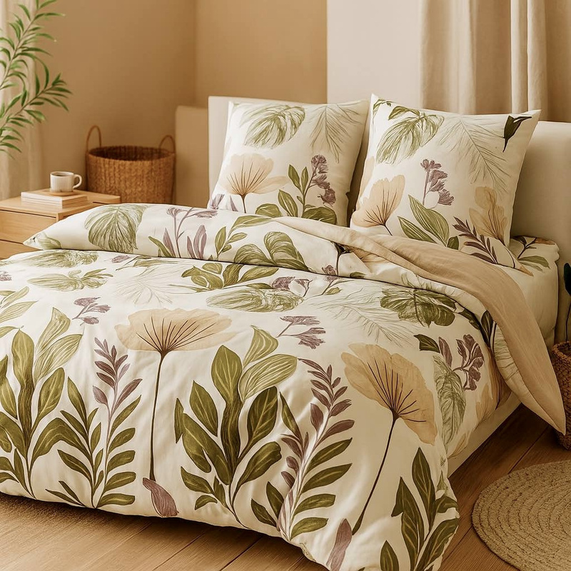 Pościel bawełniana 160x200 3 el. Lucia M1960