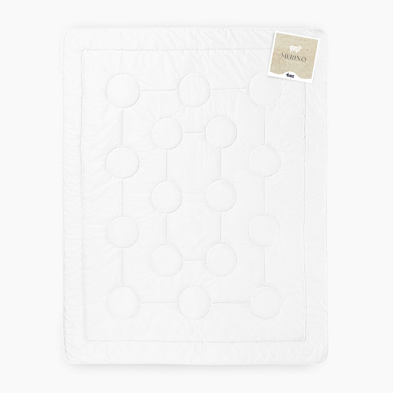 Kołdra 155x200 letnia naturalna wełniana MERINO