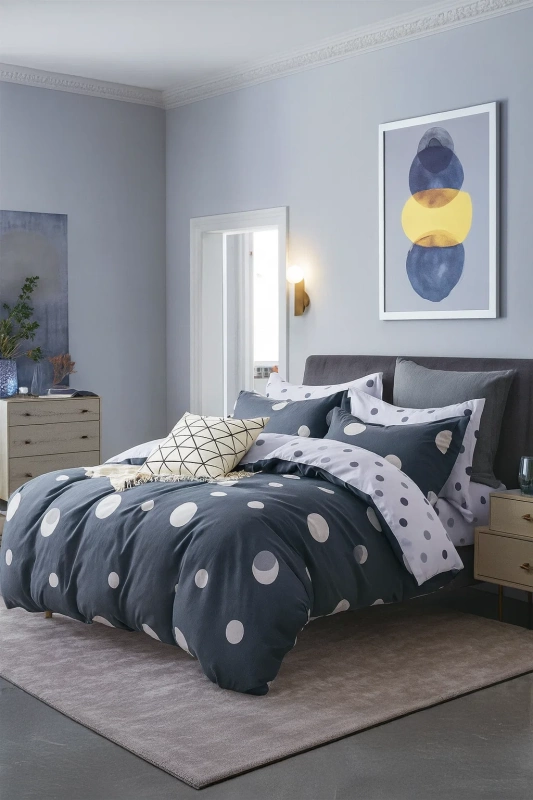 Pościel bawełniana 200x220 3 el. Shadow B-836