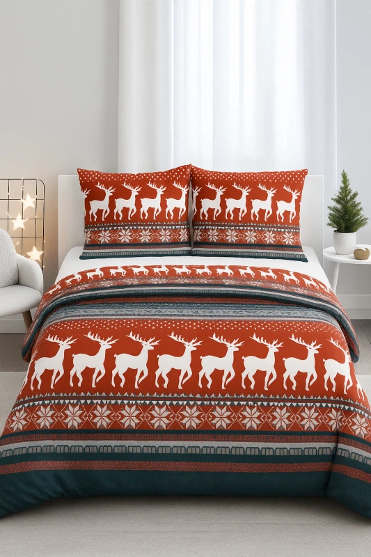 Pościel świąteczna 140x200 2 el. A037