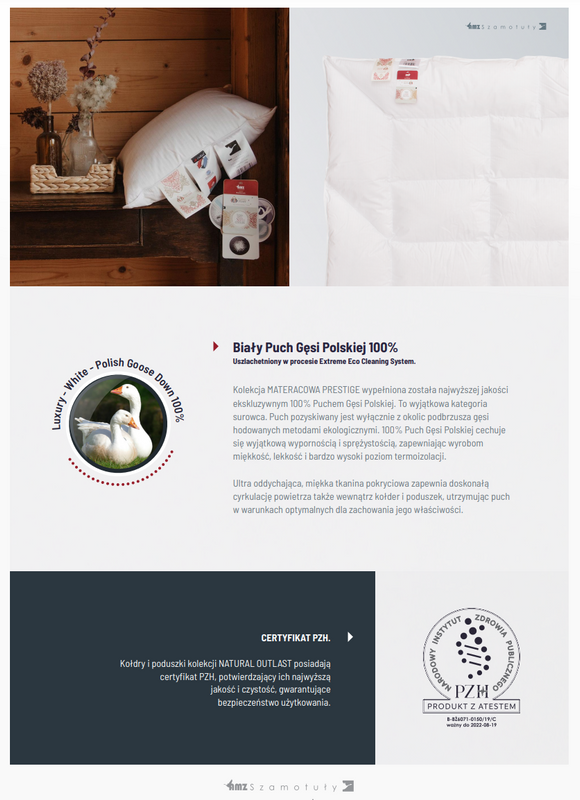 Kołdra 155x200 letnia termoaktywna OUTLAST antyalergiczna i antybakteryjna