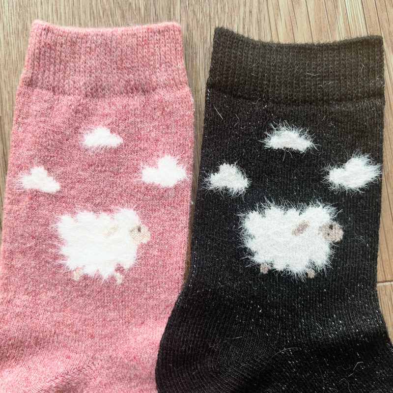 4-pak Skarpetki wełniane świąteczne OWIECZKI 35-40