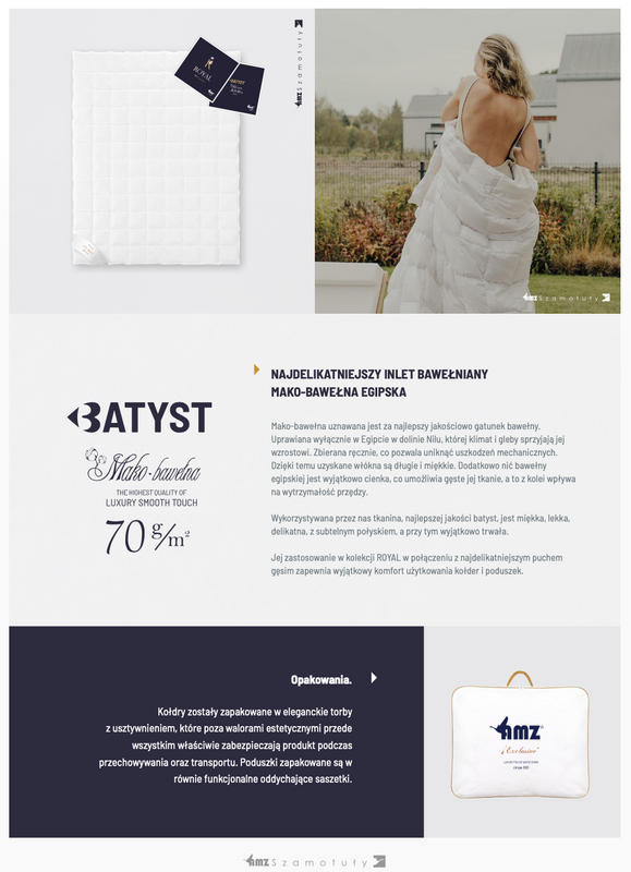 Kołdra 155x200 całoroczna naturalna puchowa ROYAL