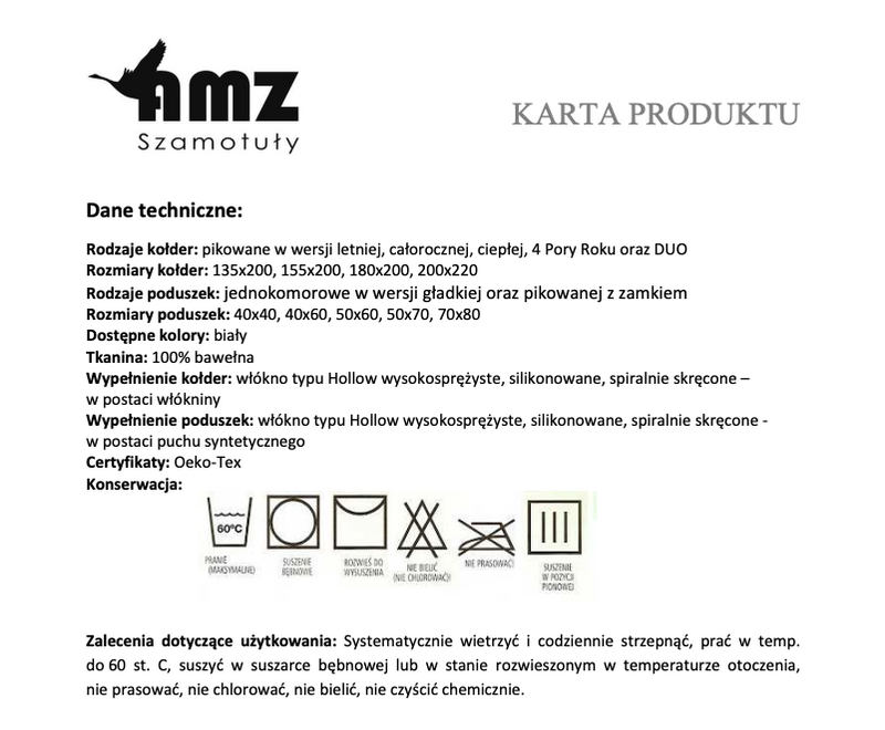 Kołdra letnia antyalergiczna 200x220 mikrofibra