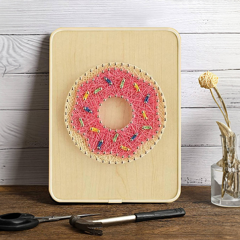 Zestaw String Art do samodzielnego złożenia Donut