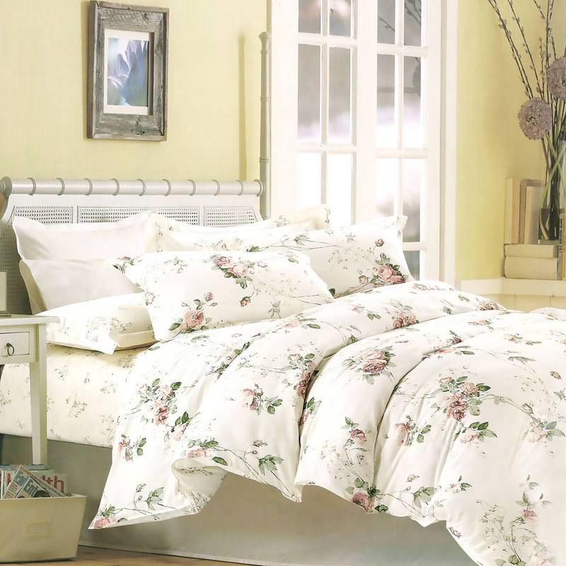 Pościel bawełniana 140x200 2 el. Róża B-230