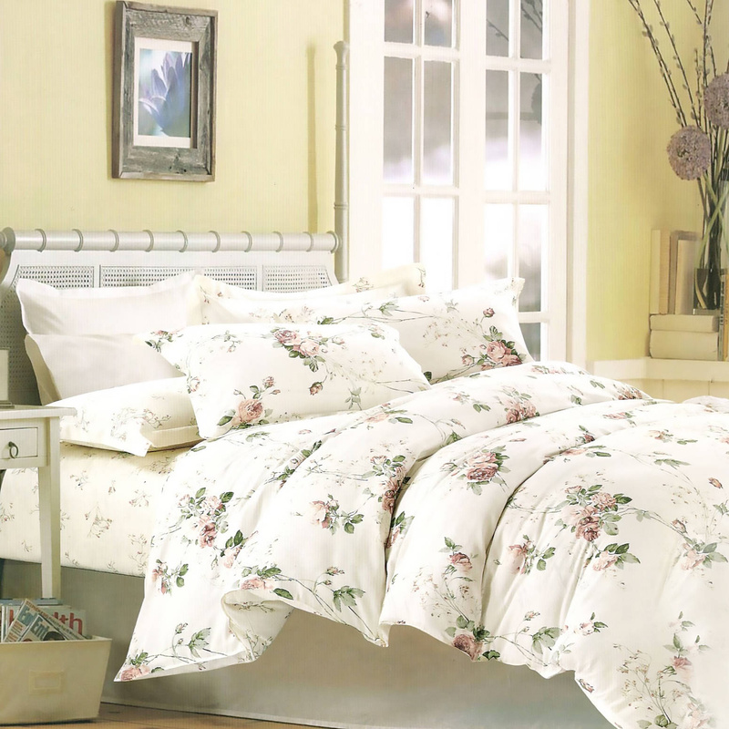 Pościel bawełniana 160x200 3 el. Róża B-230