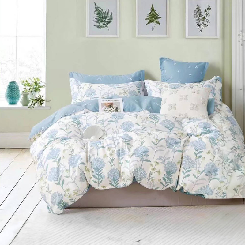 Pościel bawełniana 160x200 3 el. Bluesetter B-1421