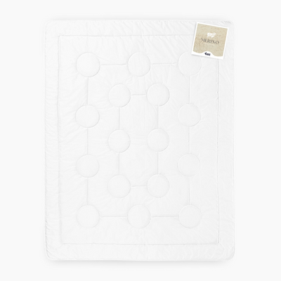 Kołdra 200x220 letnia naturalna wełniana MERINO