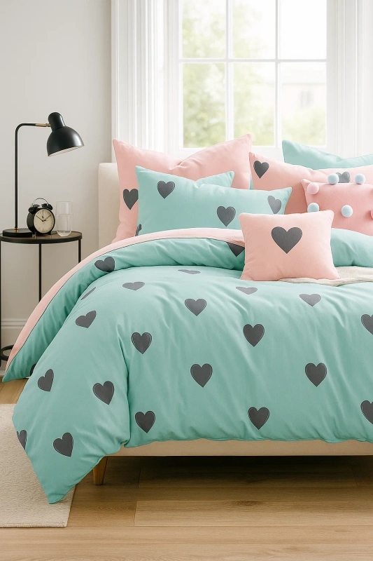 Pościel bawełniana 160x200 3 el. Florine M1257