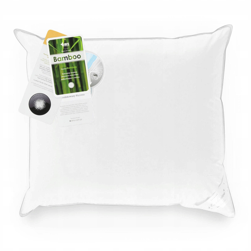 Poduszka 3-komorowa 50x70 puchowa bambusowa naturalna 100% DREAM