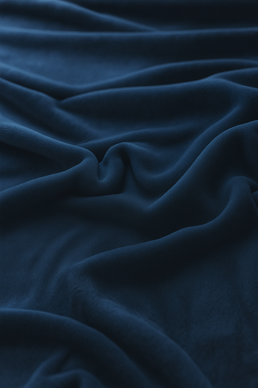 Prześcieradło pluszowe z gumką MIŚ granatowe 140x200