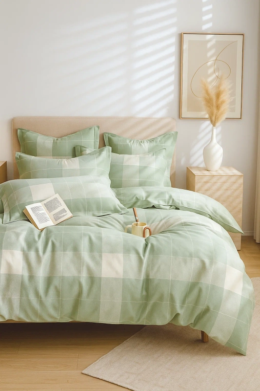 Pościel bawełniana 160x200 3 el. Peony B-1651