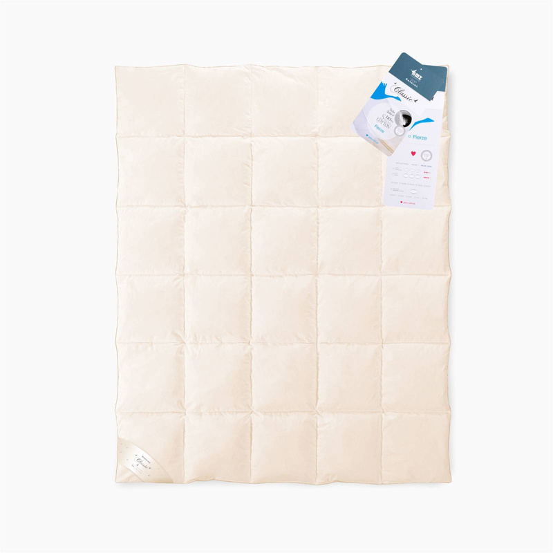 Kołdra z pierza 200x220 całoroczna naturalna 100%