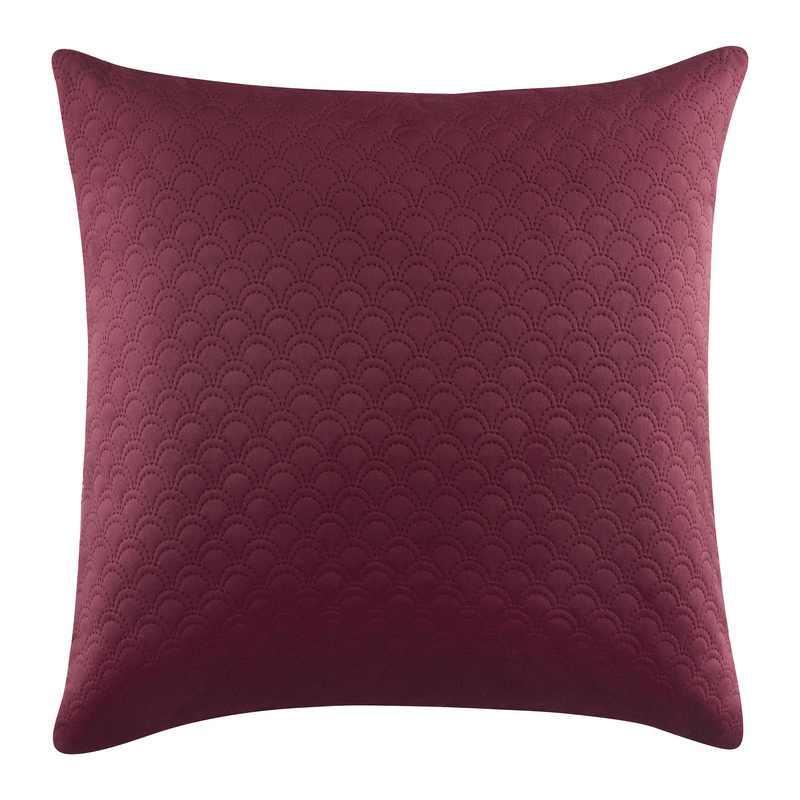 Poszewka na poduszkę dekoracyjna bordowa NOVELTY 45x45 fuksja