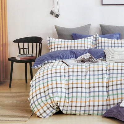 Pościel bawełniana 160x200 3 el. Check B-1331