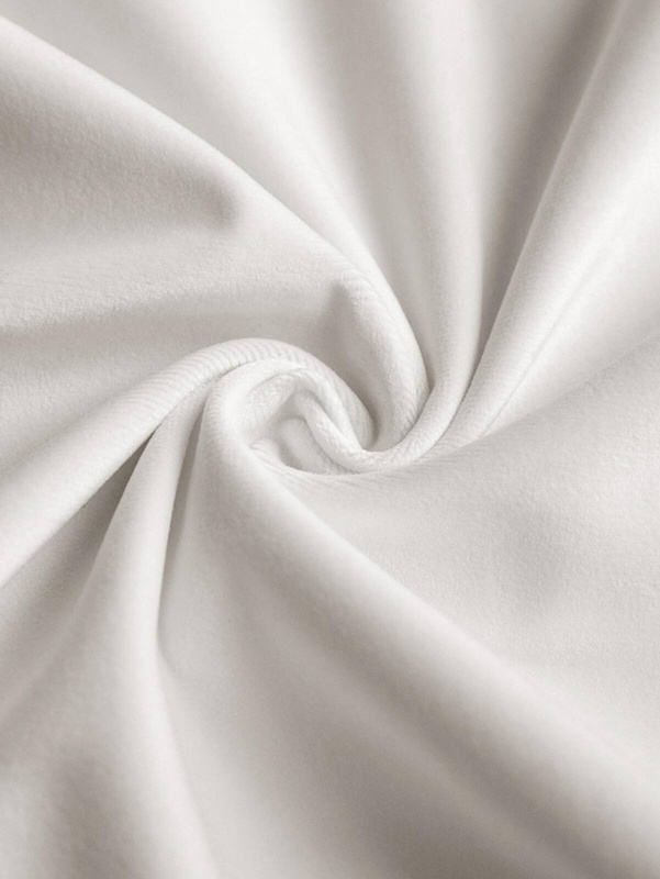 Poszewka dekoracyjna z frędzlami 40x40 biała