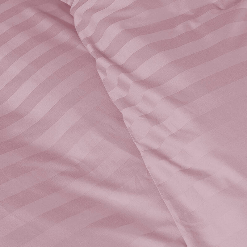 Pościel różowa w pasy 200x220 3 el. Kim Pink