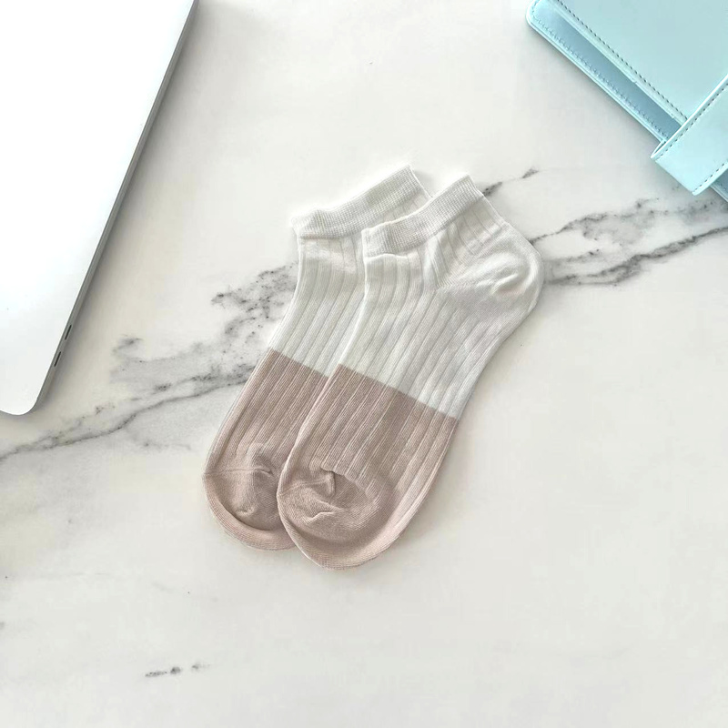 5-pak Skarpetki damskie bawełniane krótkie PASTEL DUO 39-42