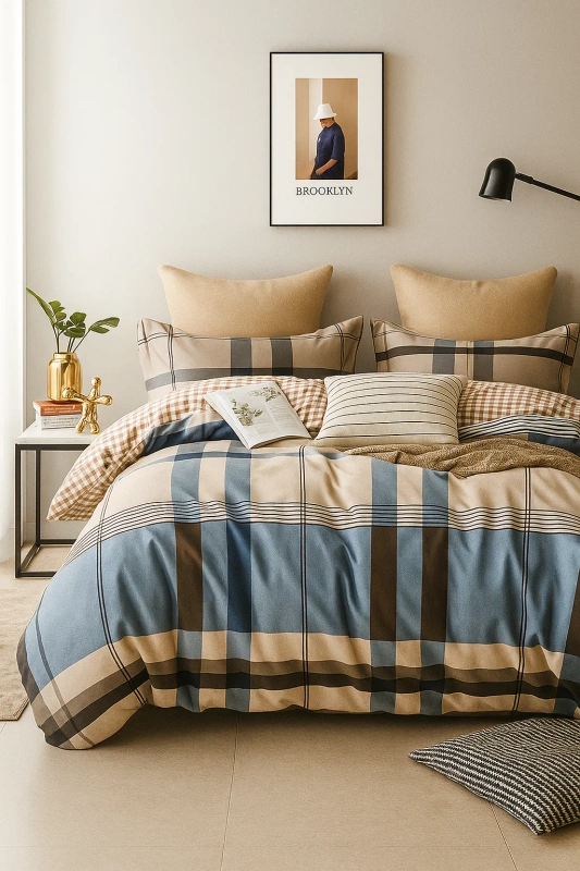 Pościel bawełniana 160x200 3 el. Connor B-1186