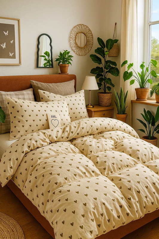 Pościel bawełniana 160x200 3 el. Fiora M1940/B-1648