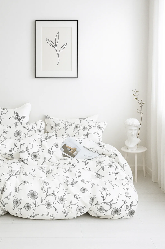 Pościel bawełniana 160x200 3 el. Blossom M1521