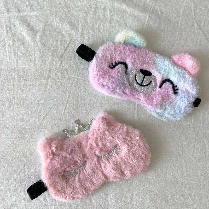 Opaska na oczy do spania puchata PRINCESS