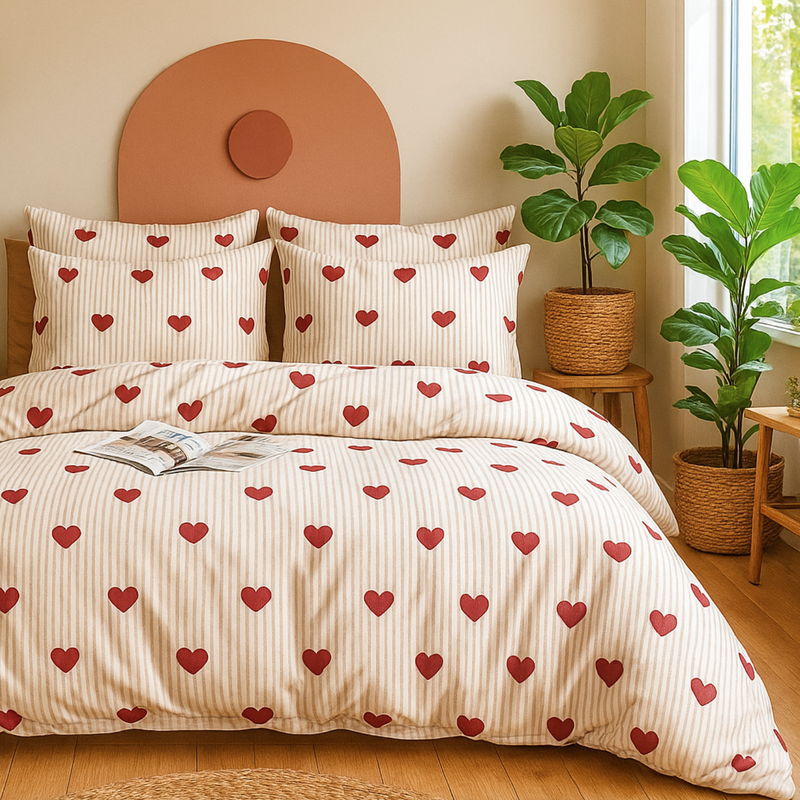 Pościel bawełniana 200x220 3 el. Hannie B-1572