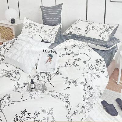 Pościel bawełniana 160x200 3 el. Crux B-1384