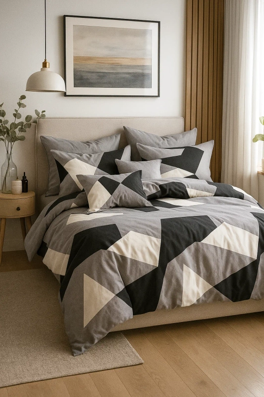 Pościel bawełniana 160x200 3 el. Astra M1986