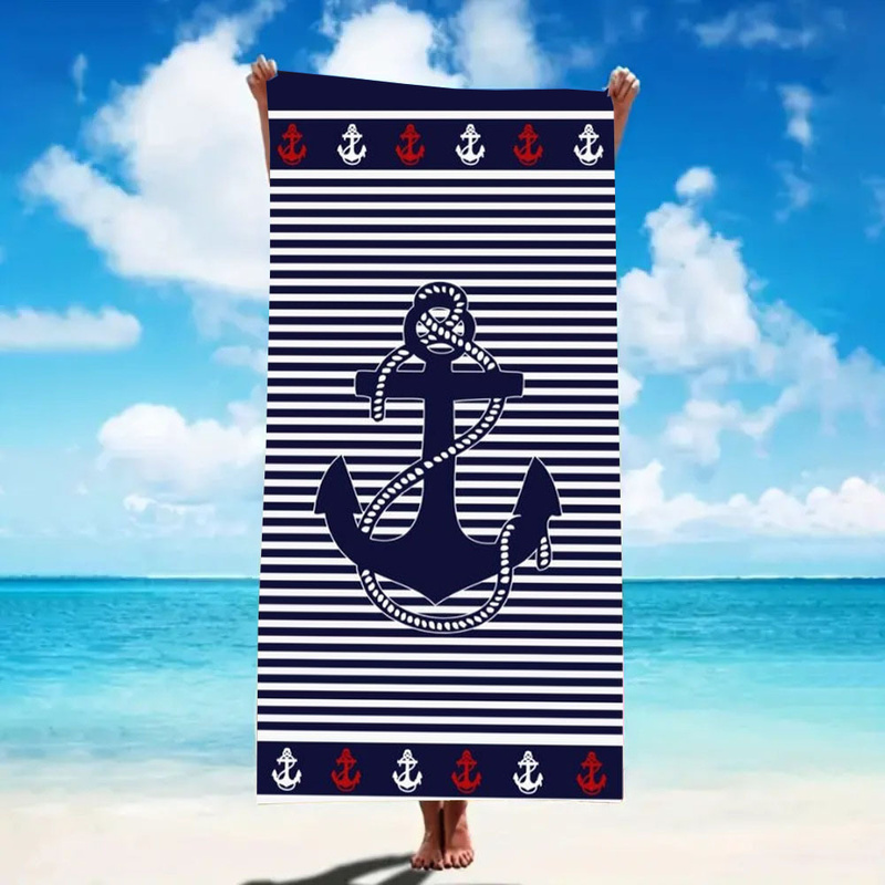 Ręcznik plażowy szybkoschnący z mikrofibry 70x140 OCEAN SAILOR