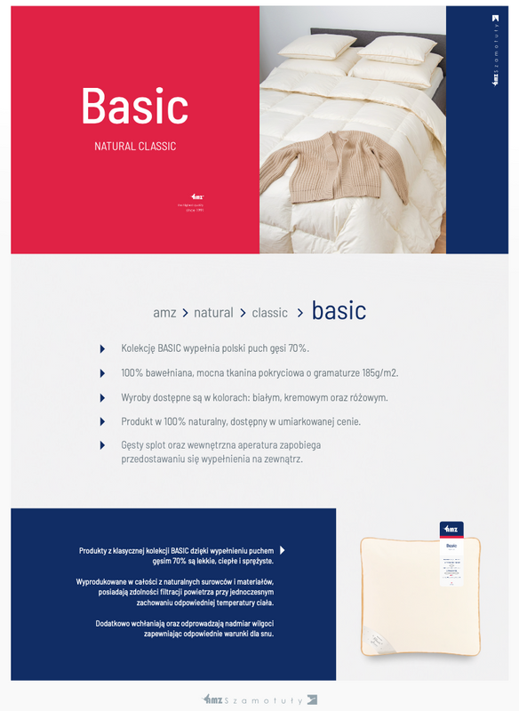 Kołdra dziecięca do łóżeczka 100x135 + poduszki 40x60 komplet puchowa BASIC+