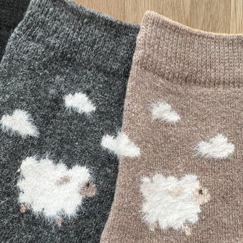 4-pak Skarpetki wełniane świąteczne OWIECZKI 35-40