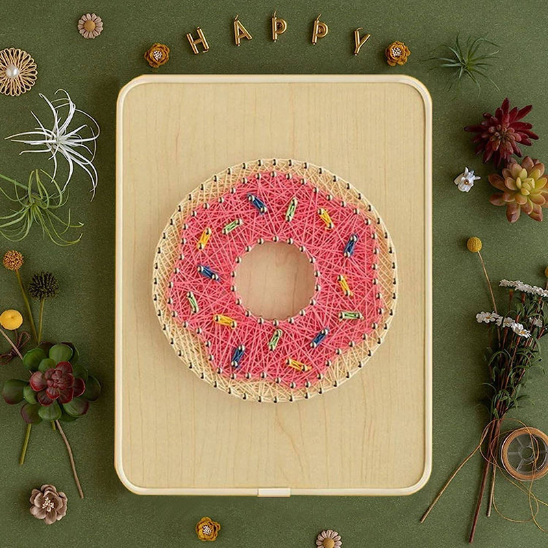 Zestaw String Art do samodzielnego złożenia Donut