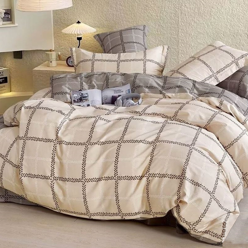 Pościel bawełniana 160x200 3 el. Pristine B-1625