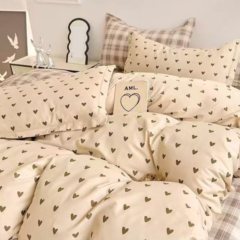 Pościel bawełniana 160x200 3 el. Fiora M1940/B-1648