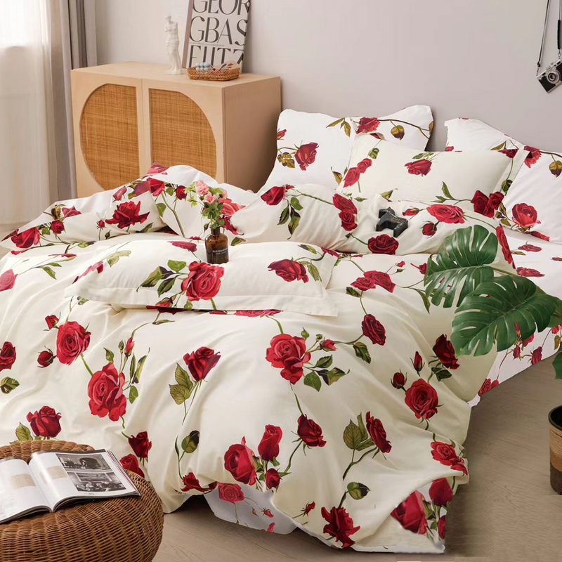 Pościel bawełniana 160x200 3 el. Lover B-1467/M1707