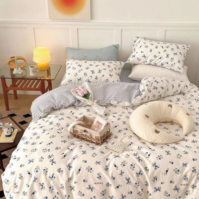 Pościel bawełniana 160x200 3 el. Woman B-1385