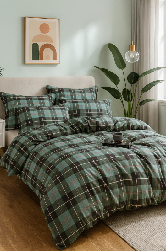 Pościel bawełniana 200x220 3 el. Gabe M2001