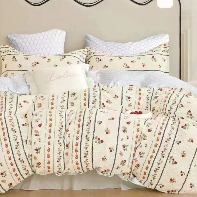 Pościel bawełniana 160x200 3 el. Cottage B-1459