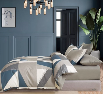 Pościel bawełniana 160x200 3 el. Leslie B-1437