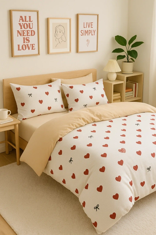 Pościel bawełniana 200x220 3 el. Cherie M2012